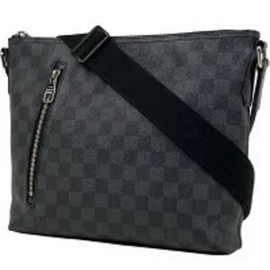 Louis Vuitton Mick Shoulder Bag Crossbody Messenger Damier Graphite Black